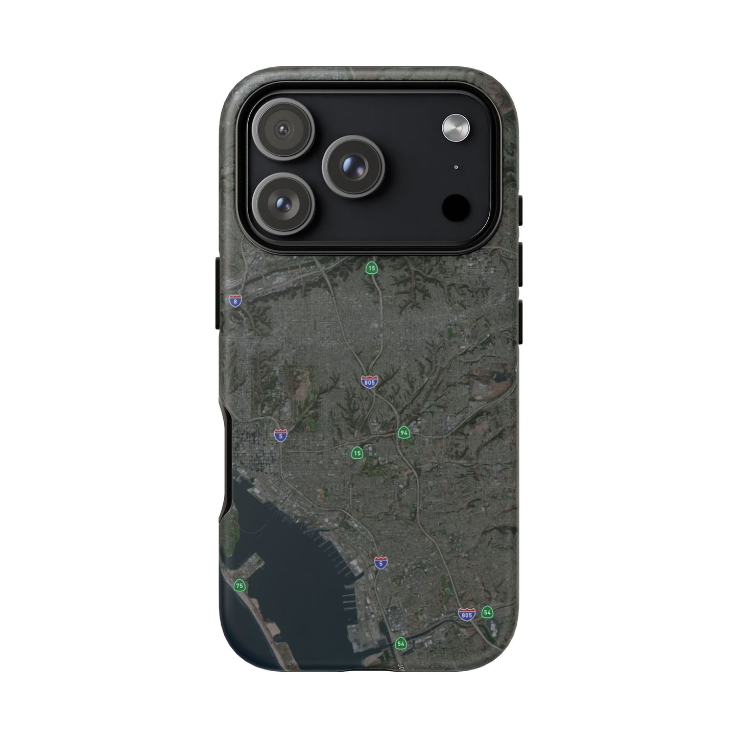 iPhone 17 Tough Case - San Diego Map Themed