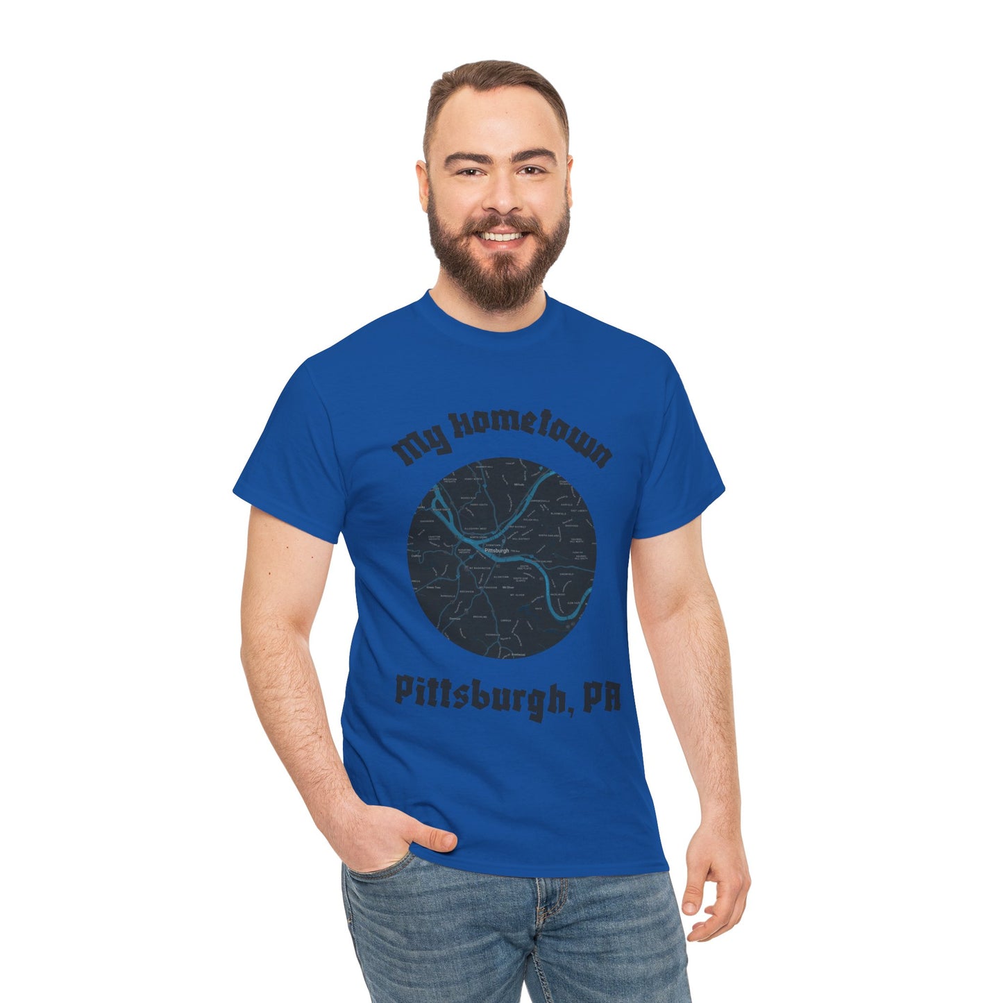 Personalized My Hometown Map T-Shirt – Custom City or Town Shirt