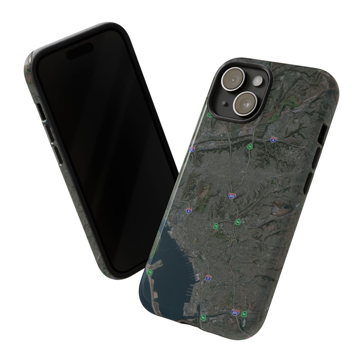 iPhone 17 Tough Case - San Diego Map Themed