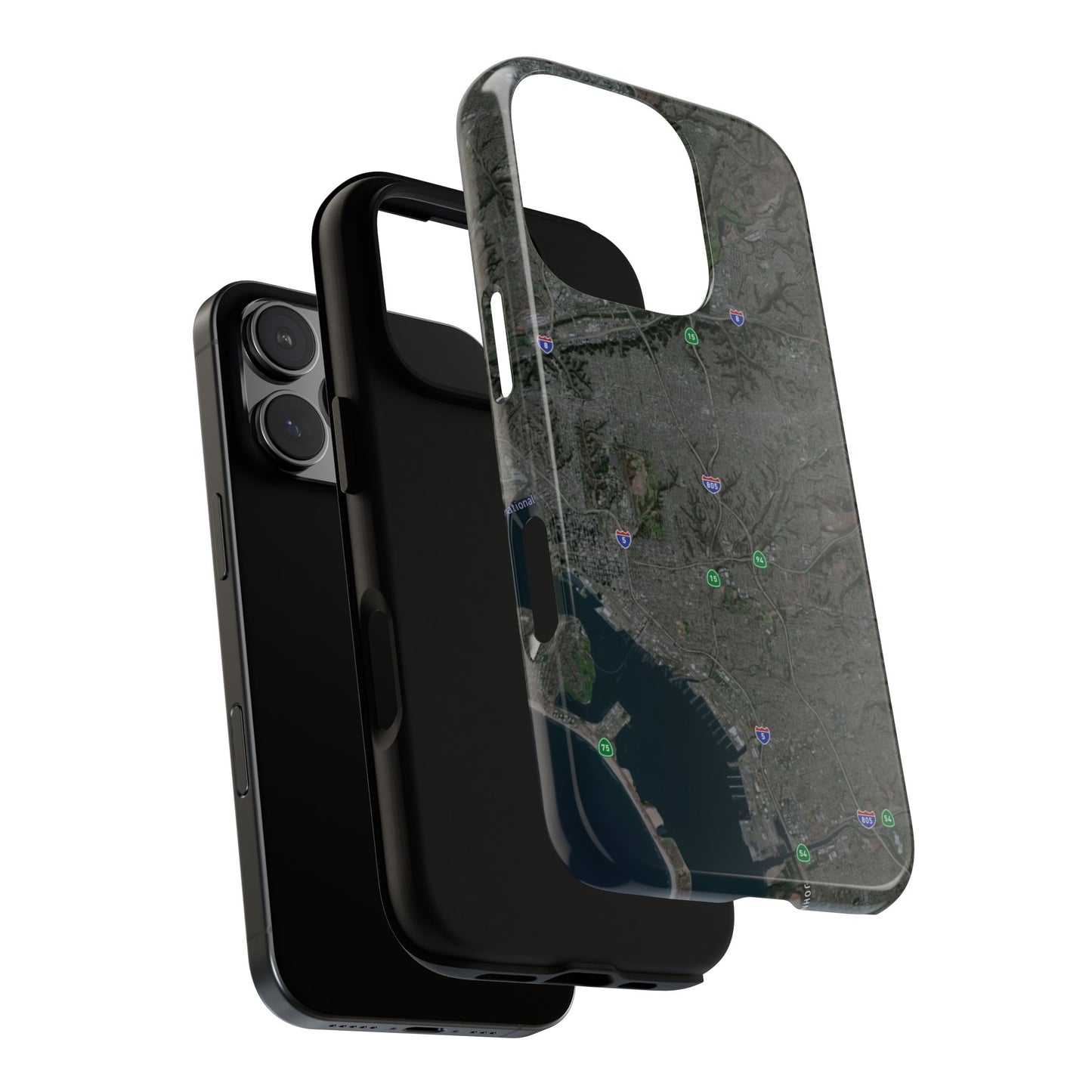 iPhone 17 Tough Case - San Diego Map Themed