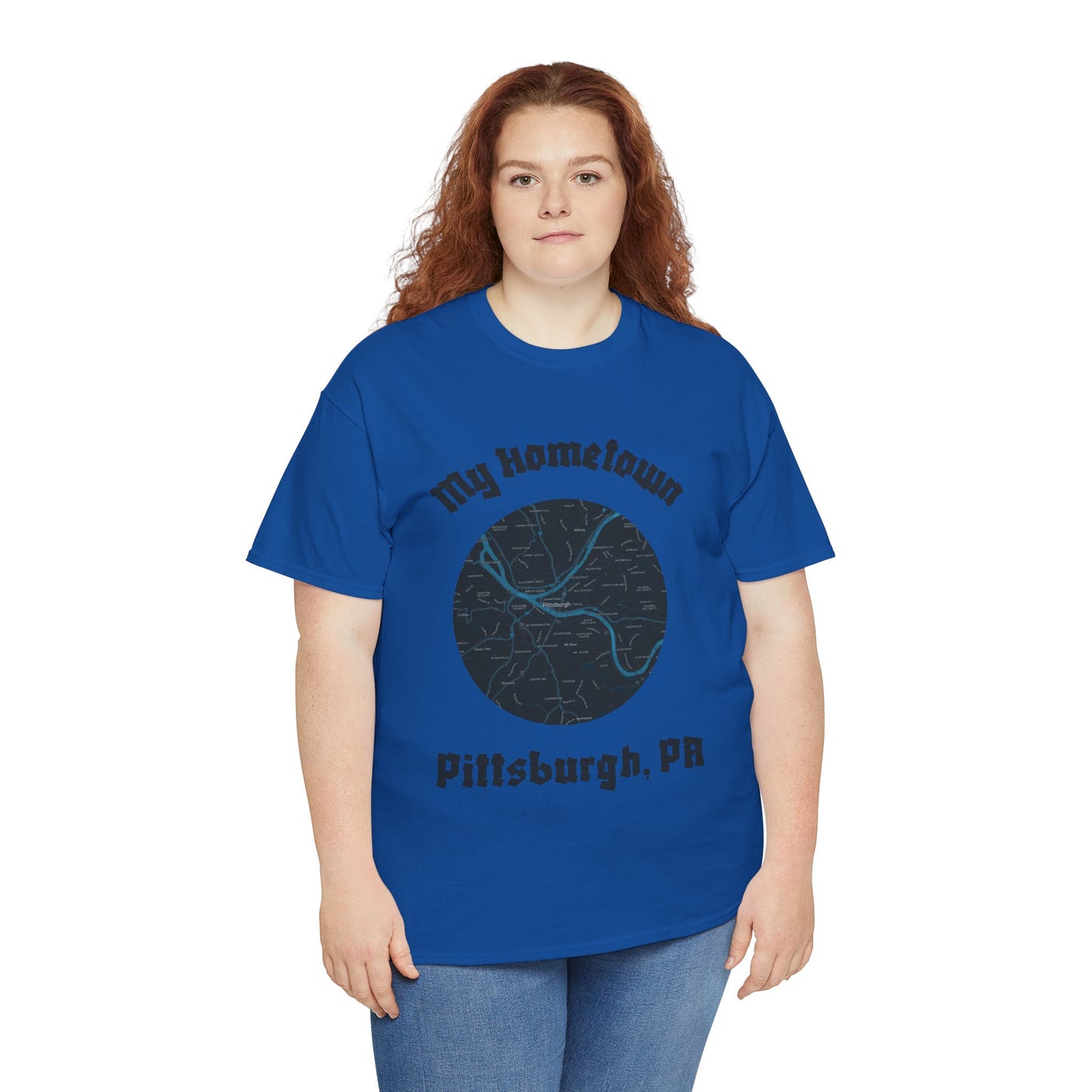 Personalized My Hometown Map T-Shirt – Custom City or Town Shirt