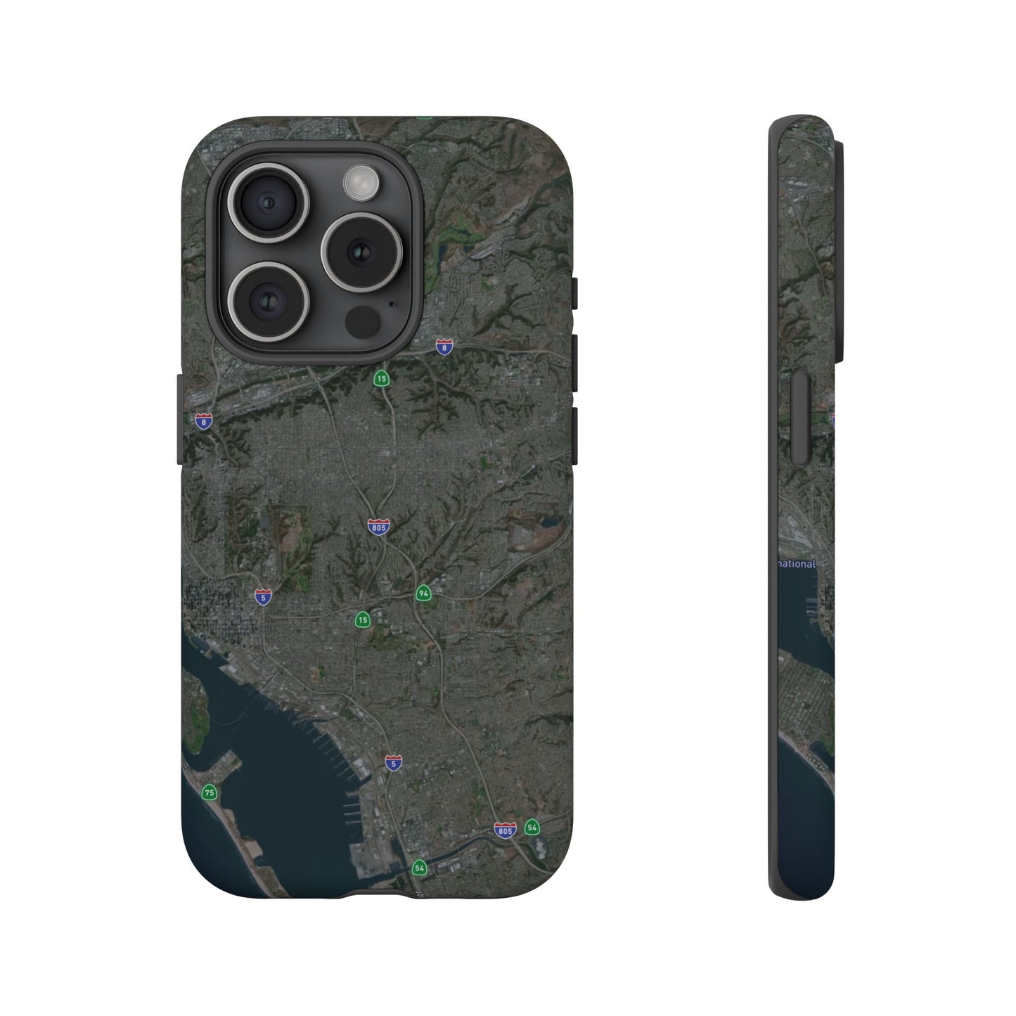 iPhone 17 Tough Case - San Diego Map Themed