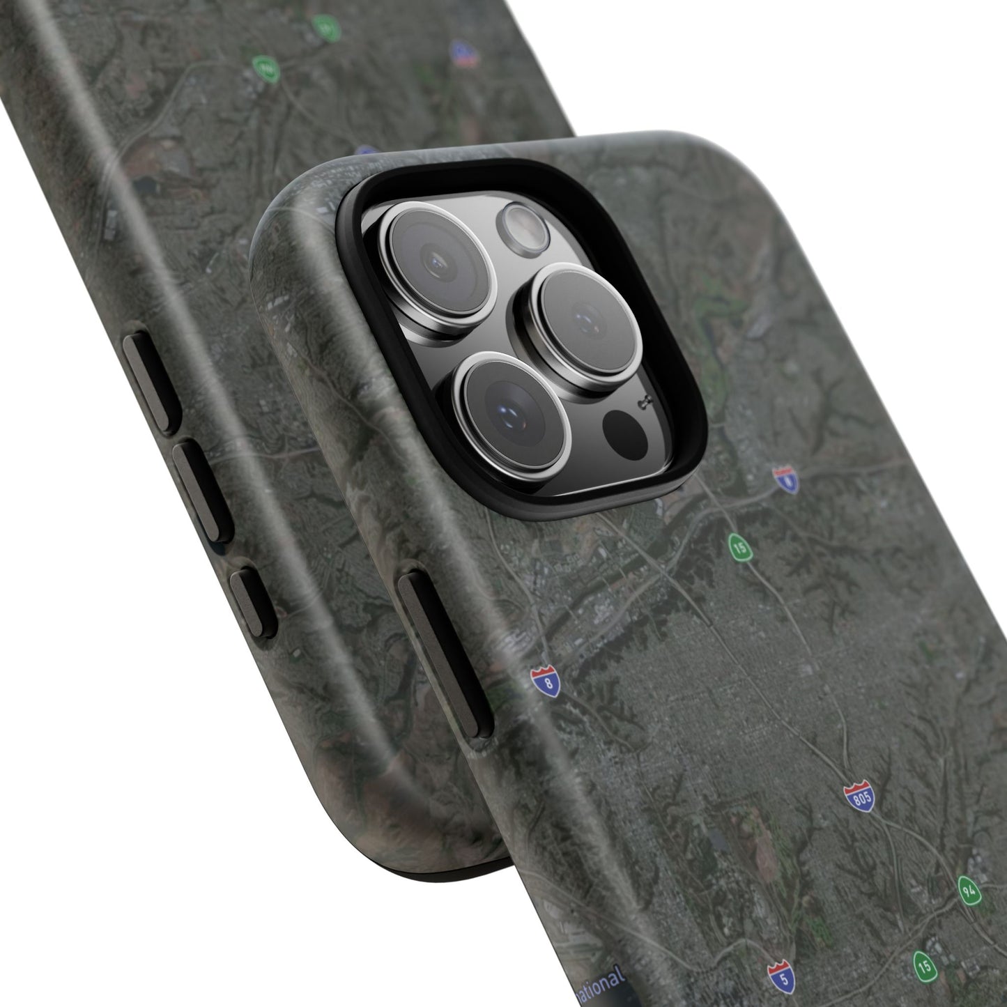 iPhone 17 Tough Case - San Diego Map Themed