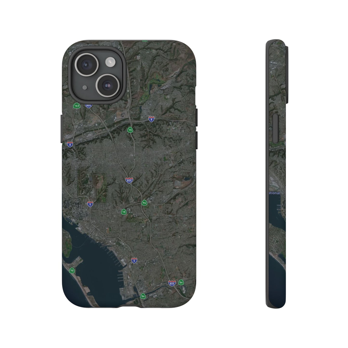 iPhone 17 Tough Case - San Diego Map Themed