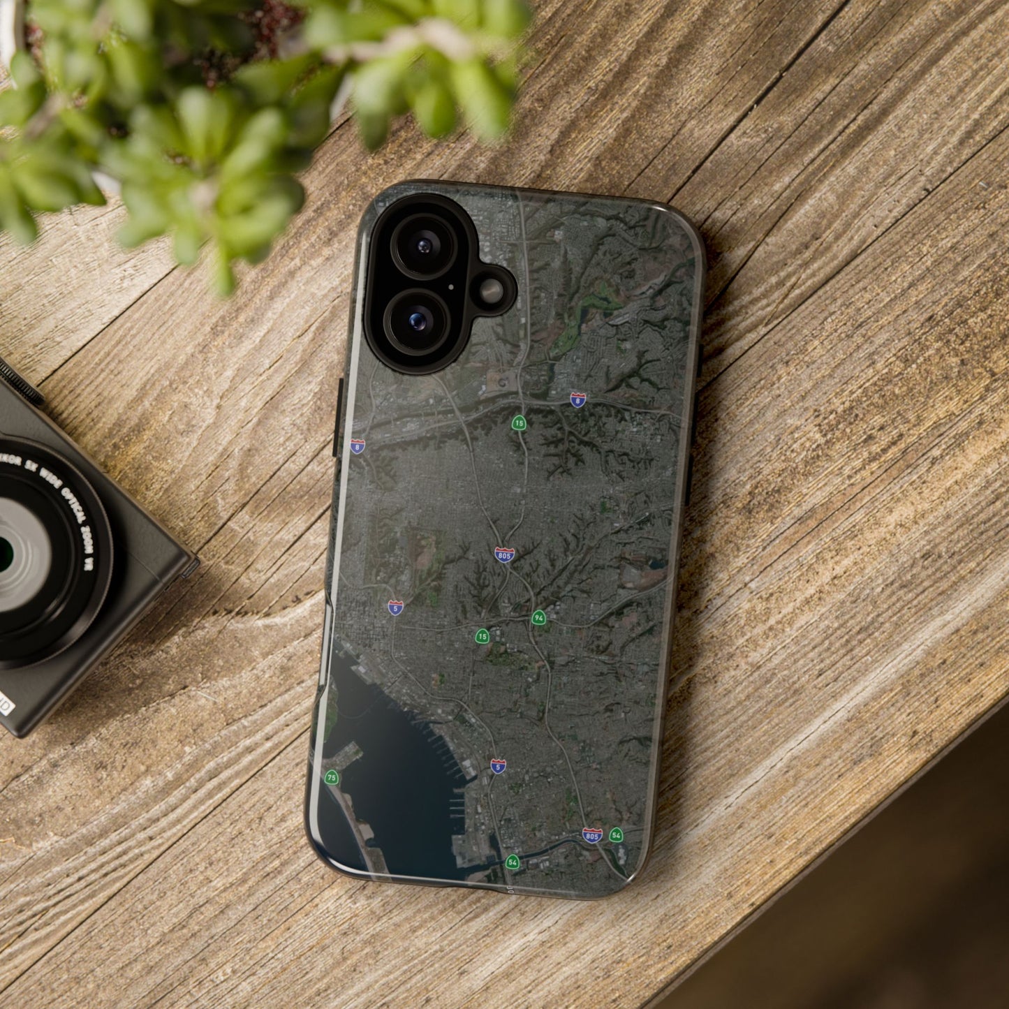 iPhone 17 Tough Case - San Diego Map Themed