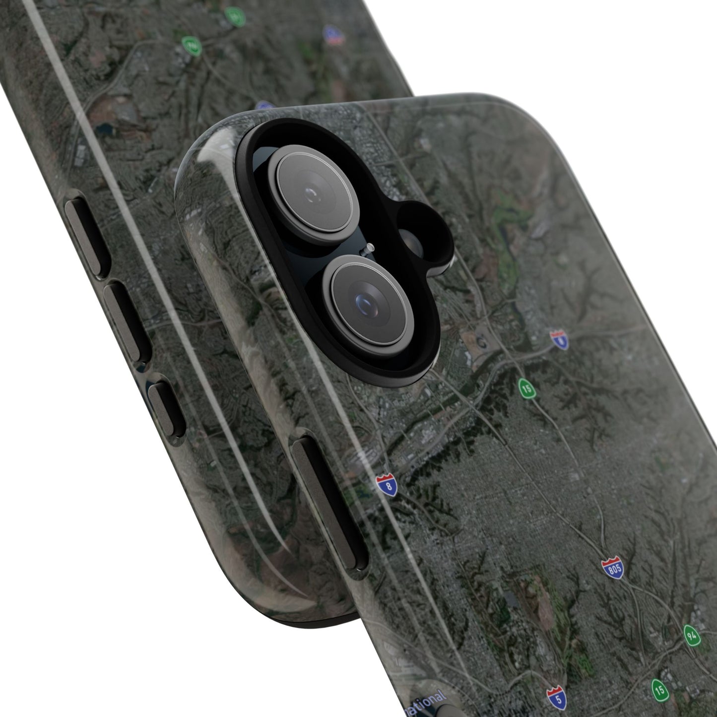 iPhone 17 Tough Case - San Diego Map Themed