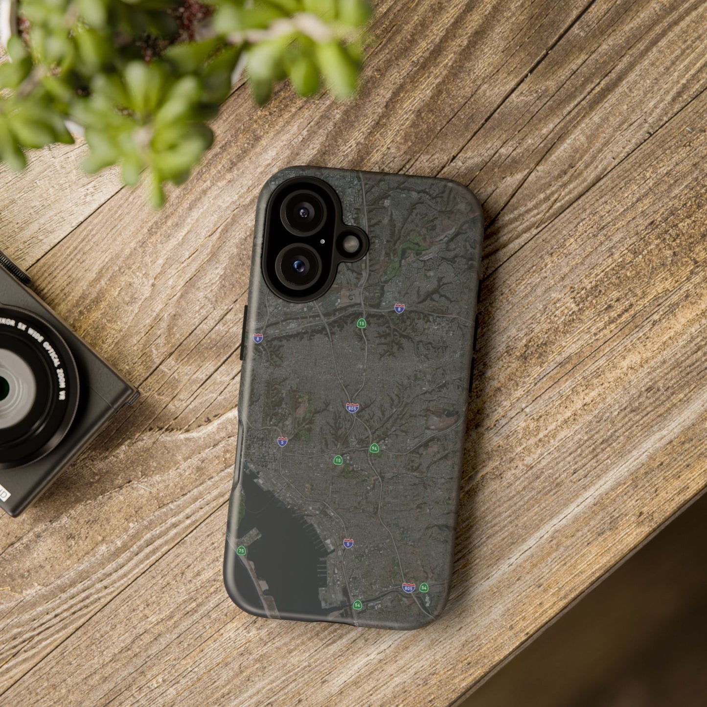 iPhone 17 Tough Case - San Diego Map Themed