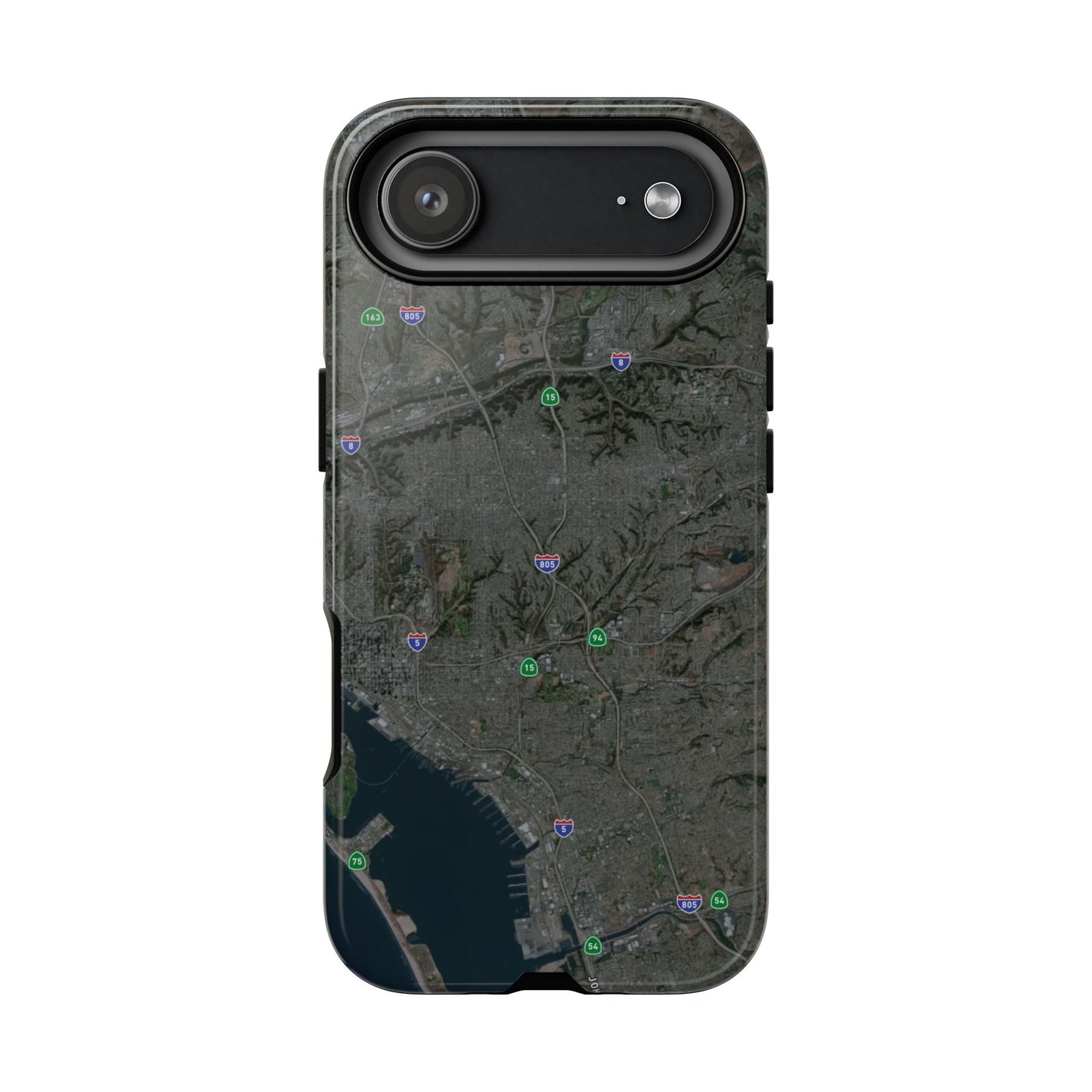 iPhone 17 Tough Case - San Diego Map Themed