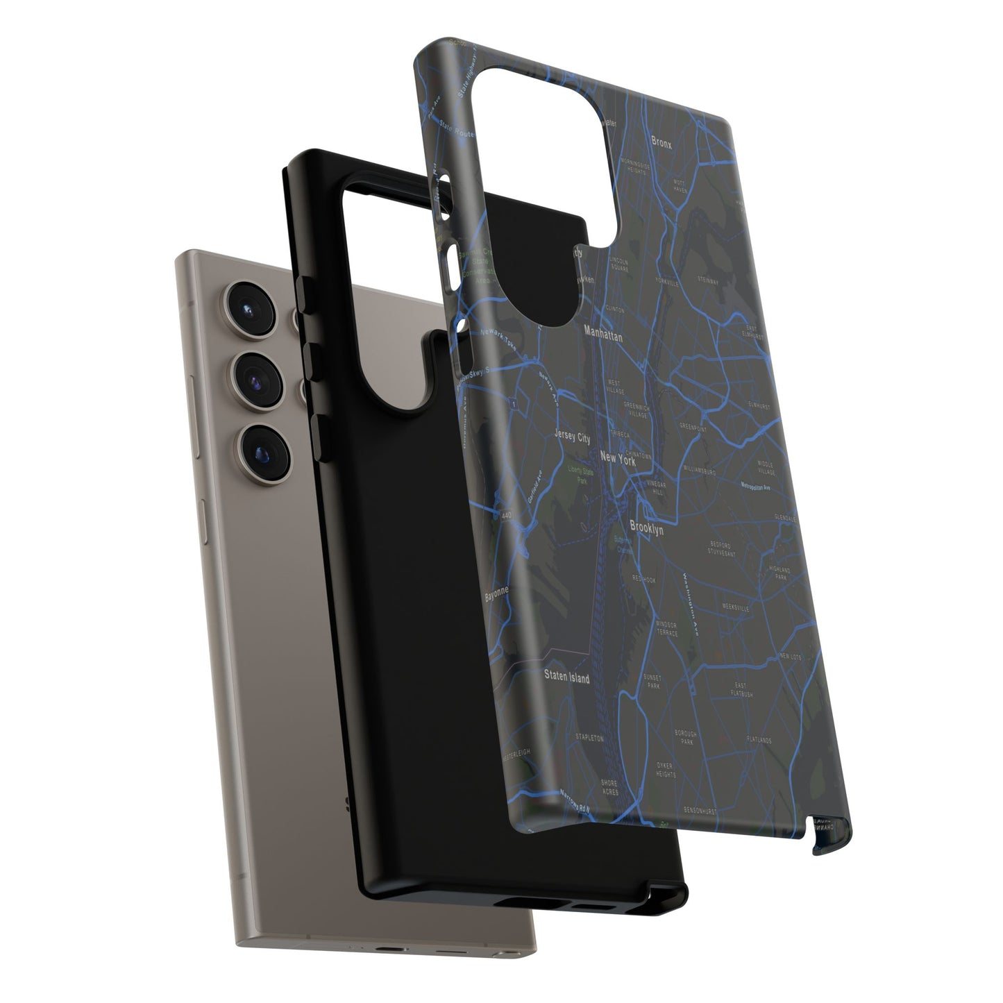 Personalized City Name Phone Case for iPhone 16/17 & Samsung S25/S24 – Tough Protective Cover