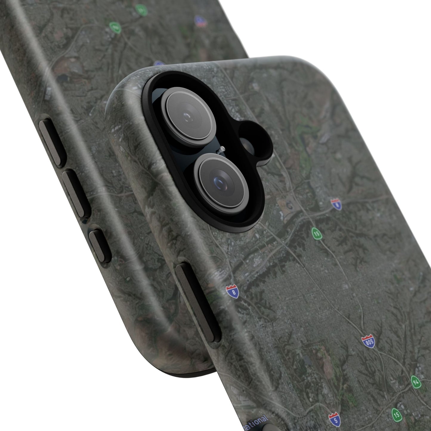 iPhone 17 Tough Case - San Diego Map Themed