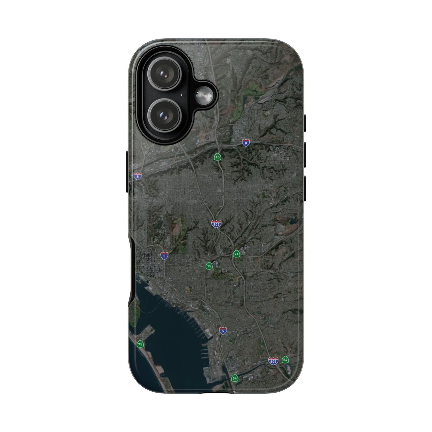 iPhone 17 Tough Case - San Diego Map Themed