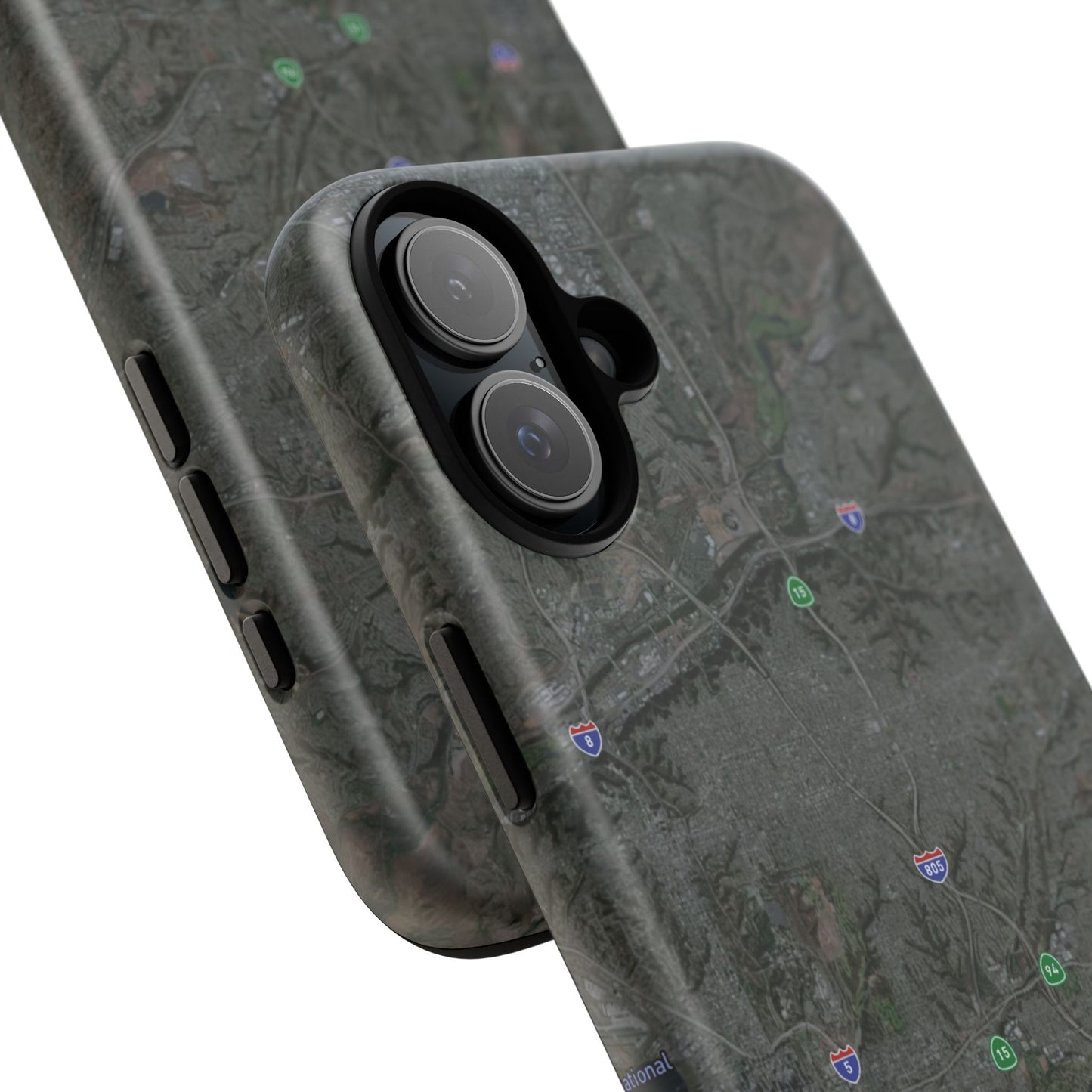iPhone 17 Tough Case - San Diego Map Themed