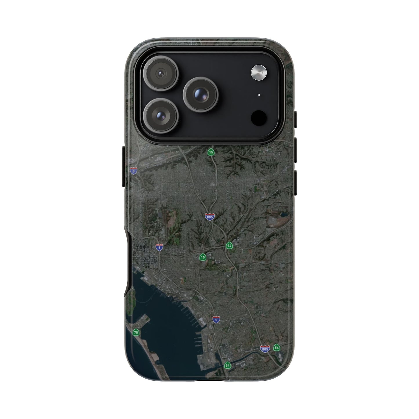 iPhone 17 Tough Case - San Diego Map Themed