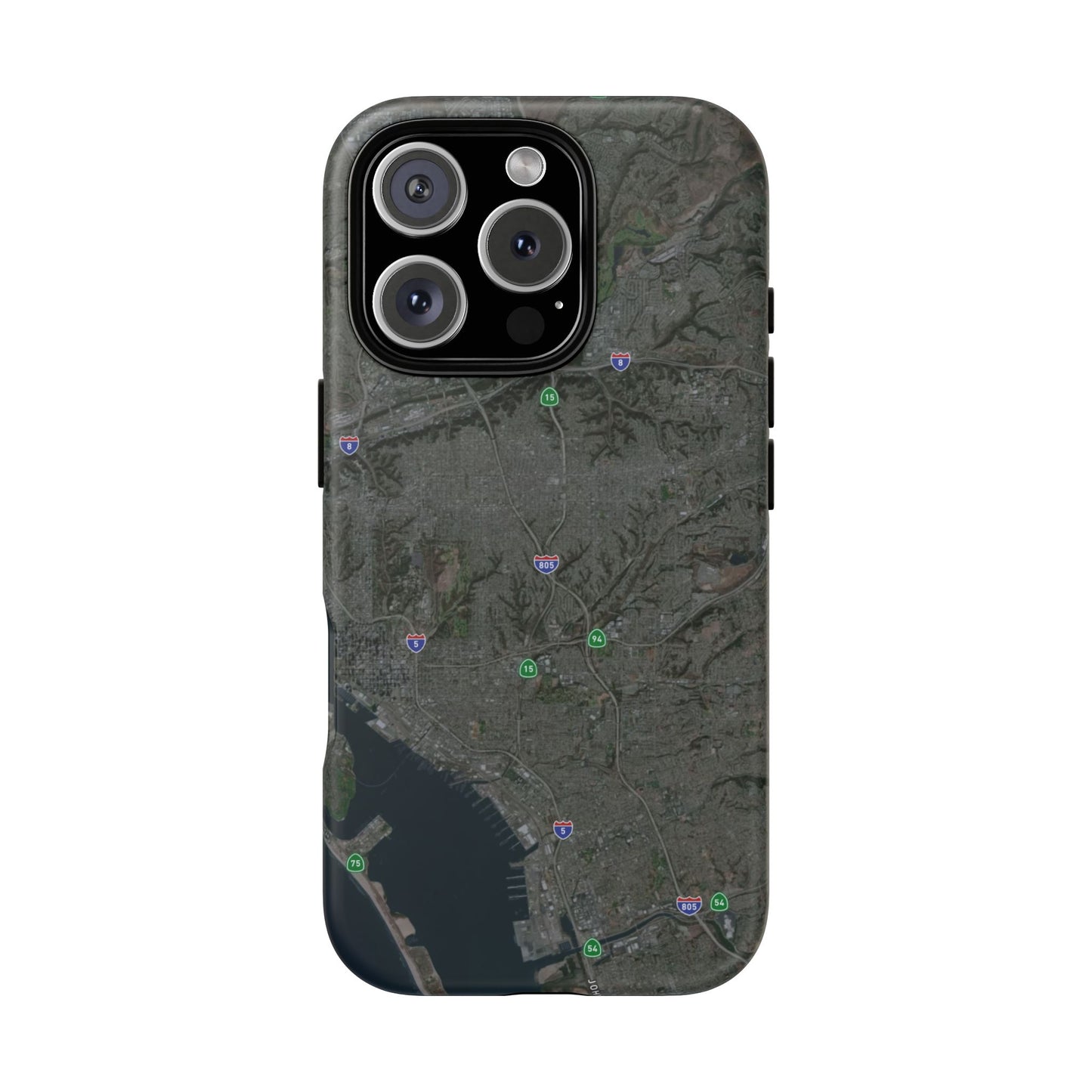 iPhone 17 Tough Case - San Diego Map Themed