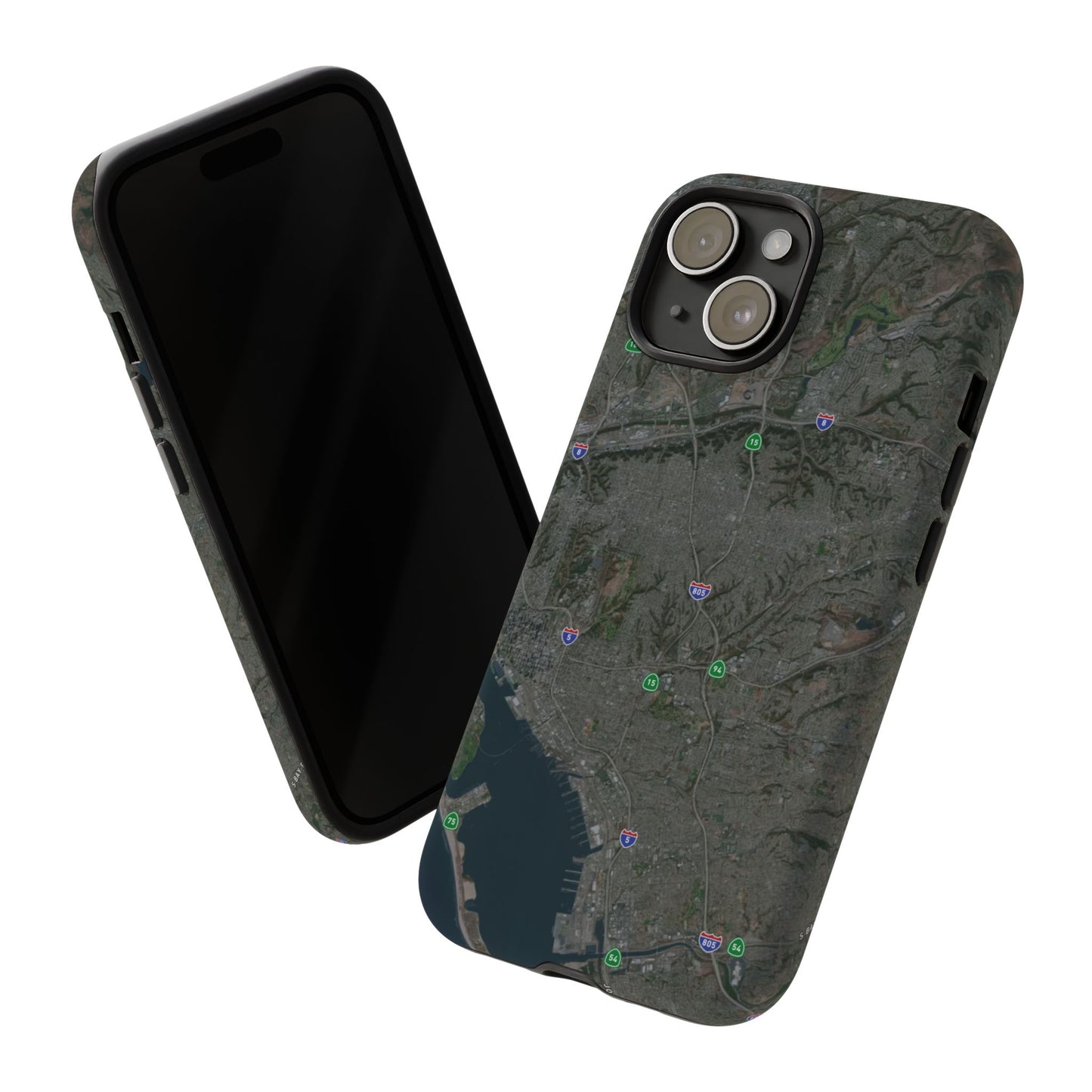 iPhone 17 Tough Case - San Diego Map Themed