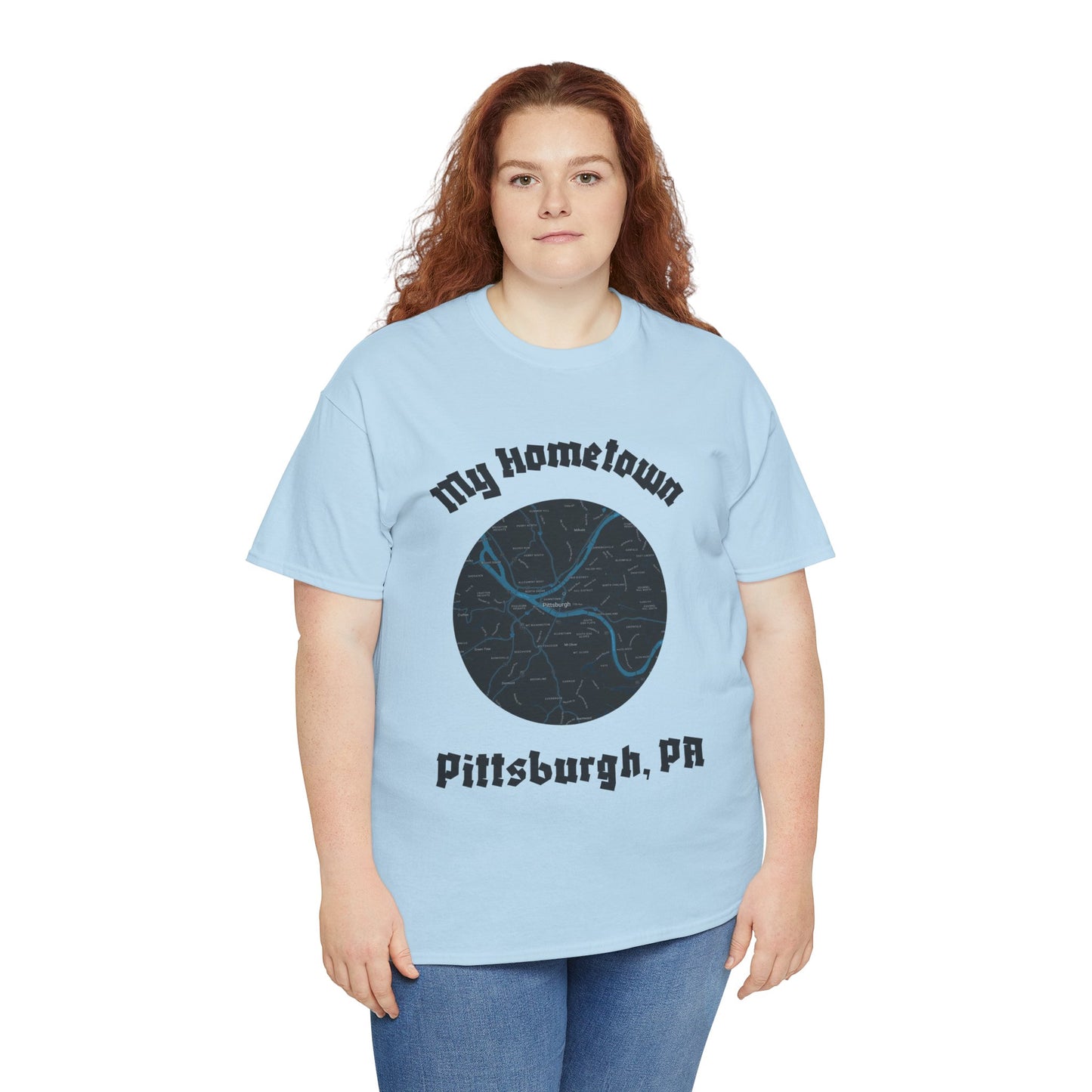 Personalized My Hometown Map T-Shirt – Custom City or Town Shirt