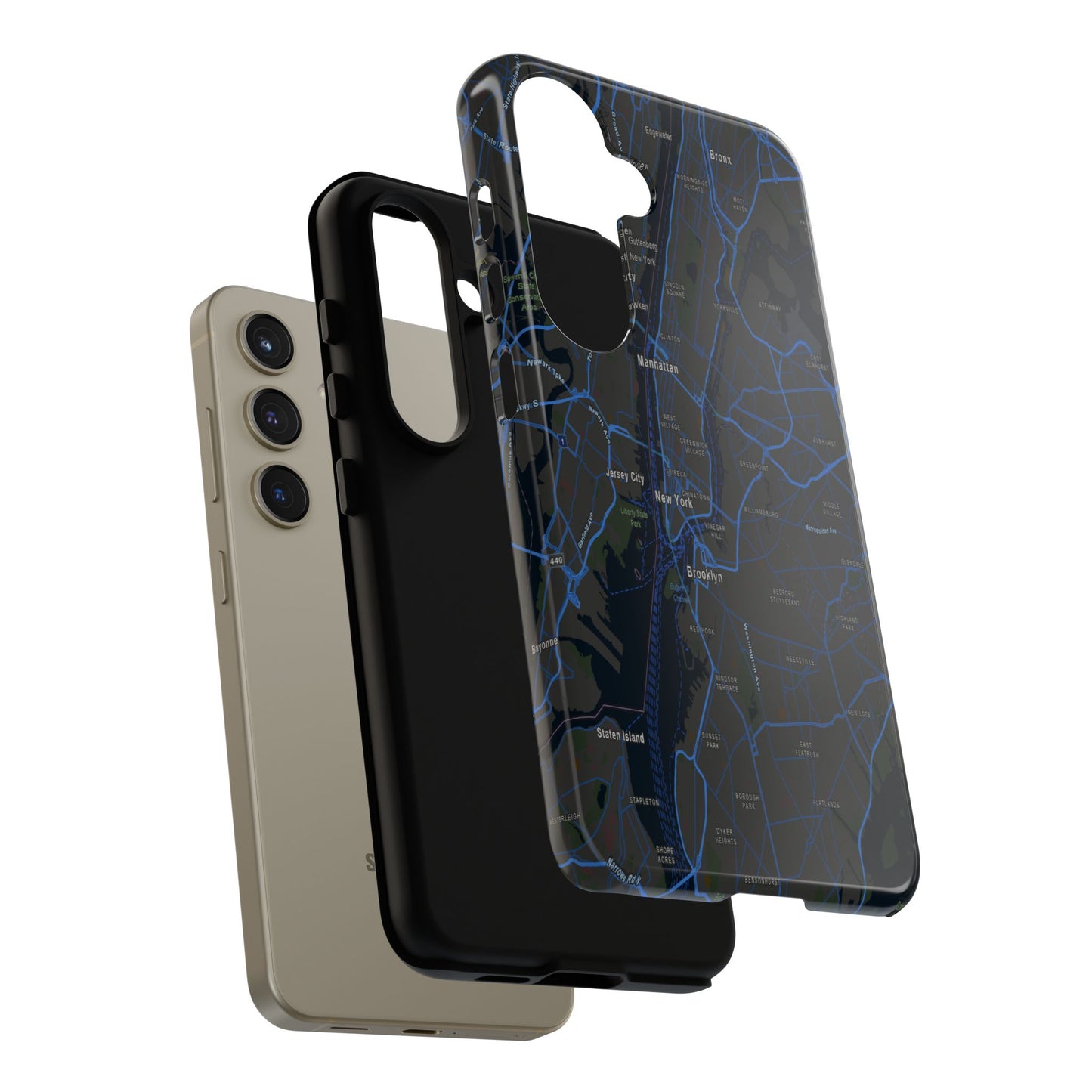 Personalized City Name Phone Case for iPhone 16/17 & Samsung S25/S24 – Tough Protective Cover