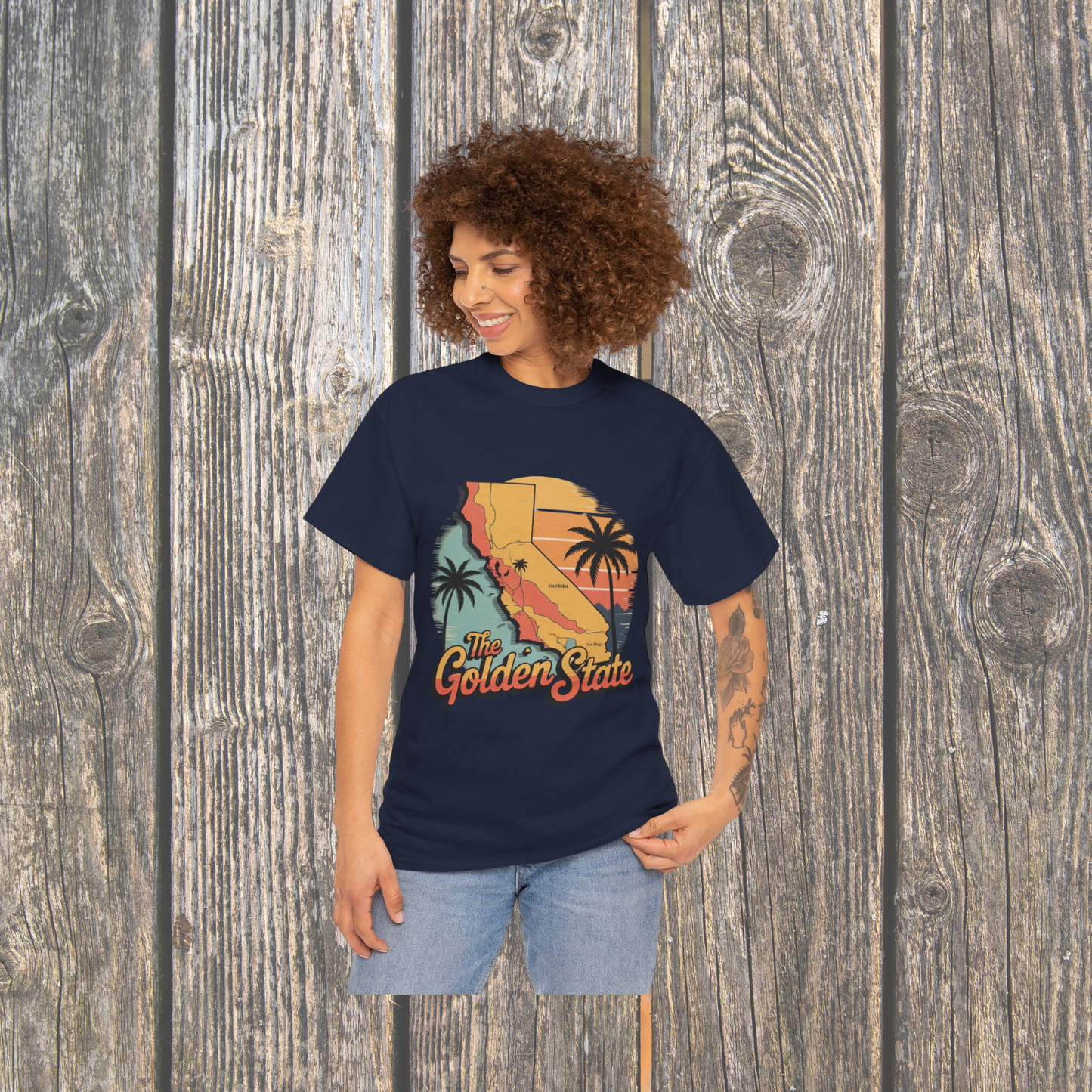 California Map T-Shirt – The Golden State Graphic Tee