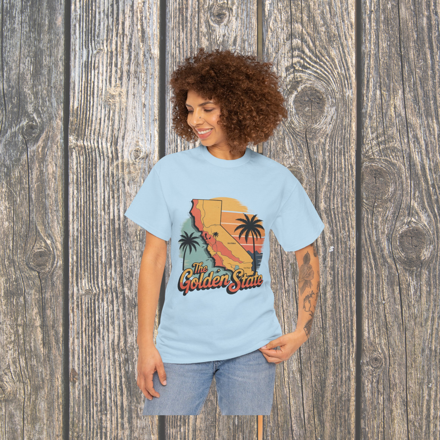 California Map T-Shirt – The Golden State Graphic Tee