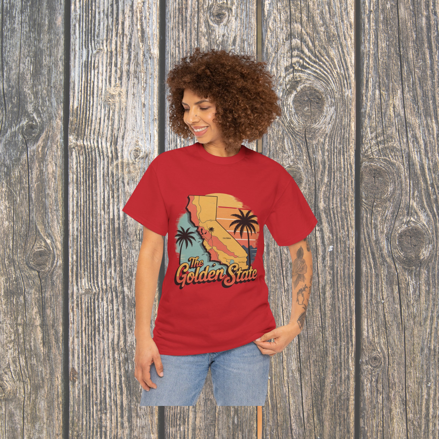 California Map T-Shirt – The Golden State Graphic Tee
